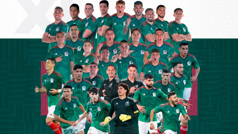 Revelan prelista de 31 convocados se la Selección Mexicana para Qatar 2022 