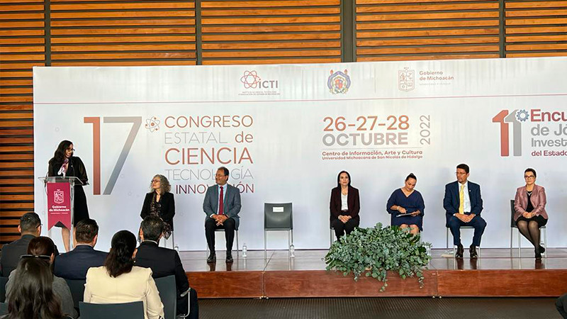 Inauguran ICTI y UMSNH 17 Congreso Estatal de Ciencia, Tecnología e Innovación