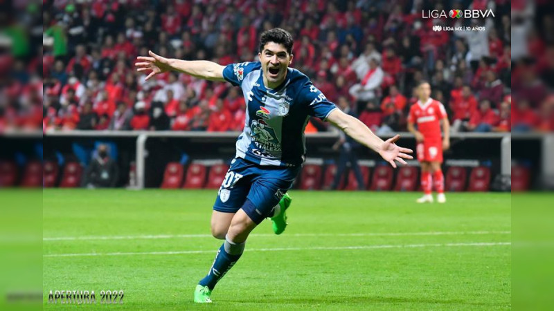 Pachuca masacra al Toluca 5-1 en la ida de la final de la Liga MX