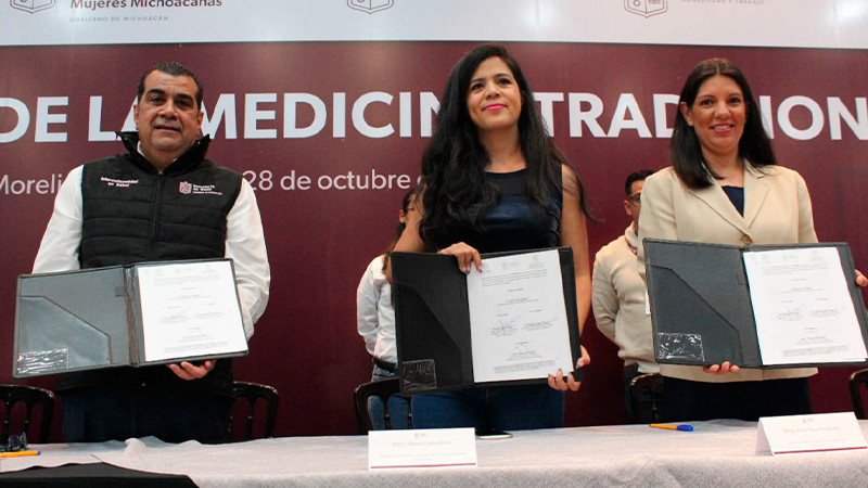  Firma Sedebi convenio para profesionalizar labor de médicos tradicionales