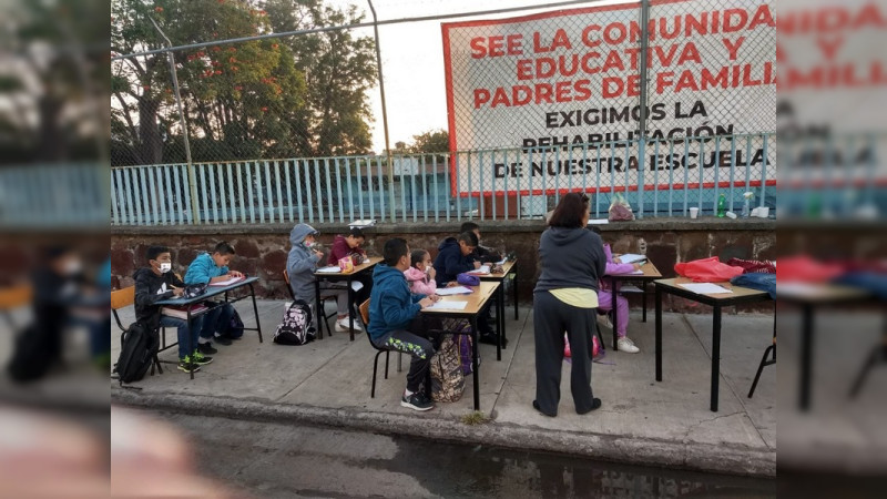 Exigimos atención a niños y niñas que toman clases en la calle: Eréndira Isauro 