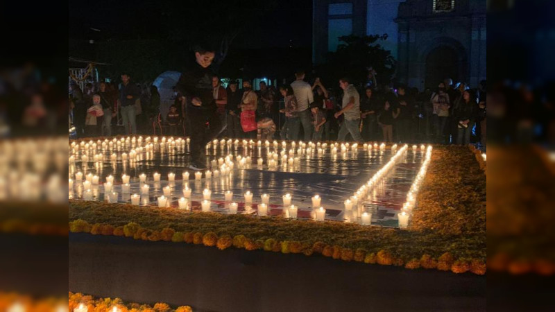 Más de 50 mil velas encendidas en el 15' Festival de Velas Uruapan 2022
