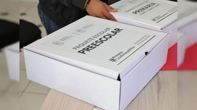 Secretaría de Educación del Estado de Michoacán  alista entrega de más de 84 mil paquetes de útiles escolares