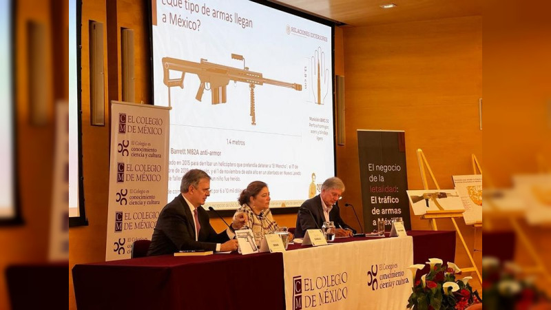 Si no disminuye el tráfico de armas provenientes de EU, la violencia en México continuará: Marcelo Ebrard 