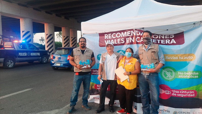  Realizó Secretaría de Salud de Michoacán cuarto operativo sanitario en autopista Siglo XXI