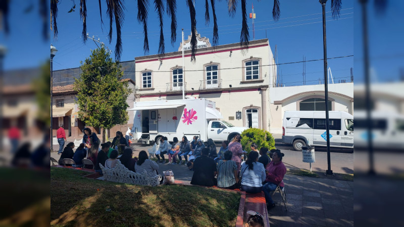 Realiza SSM 85 mastografías en Coeneo a través de la Unidades Móviles