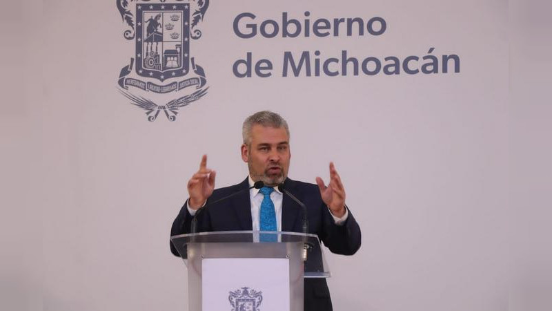 Señala Bedolla que no puede apoyar aspirantes al 2024 por posibles sanciones del INE 