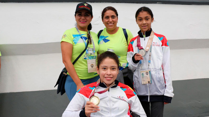 Conquista Michoacán primeras nueve medallas en Juegos Paranacionales Conade 2022   
