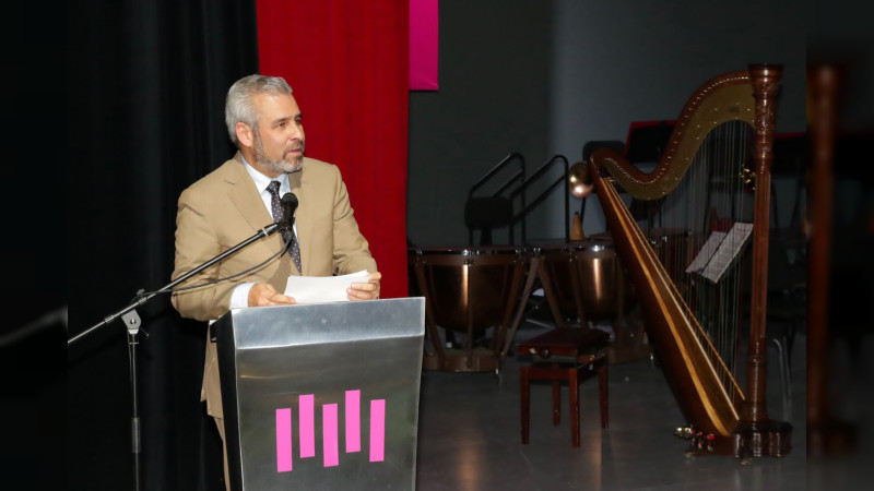Bedolla inaugura Festival de Música de Morelia "Miguel Bernal Jiménez"