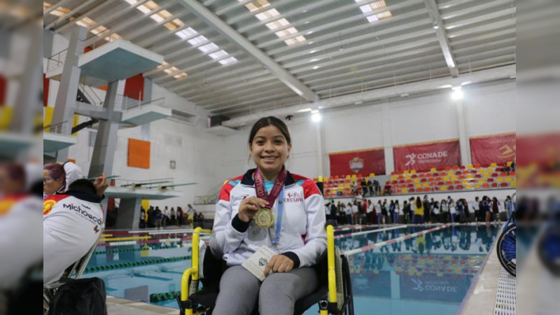 Suma Michoacán 16 medallas más en Juegos Paranacionales Conade 2022