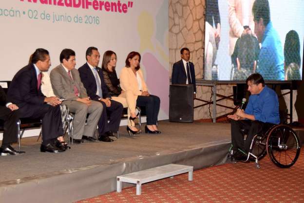 DIF Michoacán apoya acciones a favor de las personas con discapacidad 