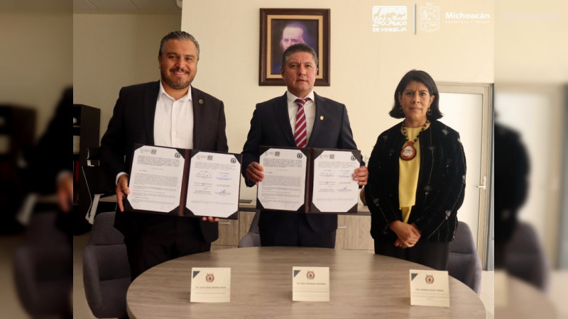Estrechan lazos el Zoológico de Morelia y la UMSNH 