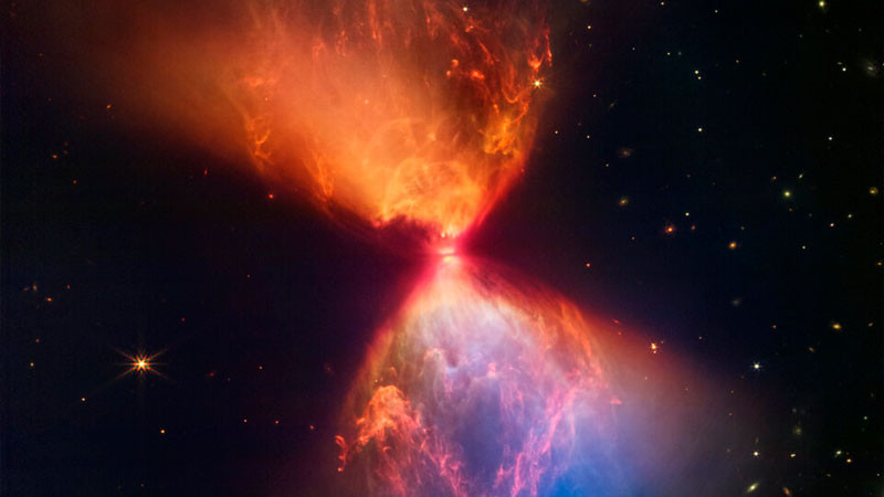 El Telescopio James Webb capta los momentos iniciales de la formación de una estrella 