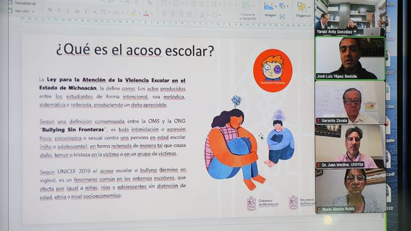 Presenta la Secretaría de Educación del Estado de Michoacán violentómetro contra el acoso escolar