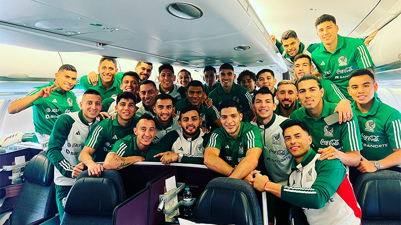 Selección mexicana llega a tierras mundialistas 