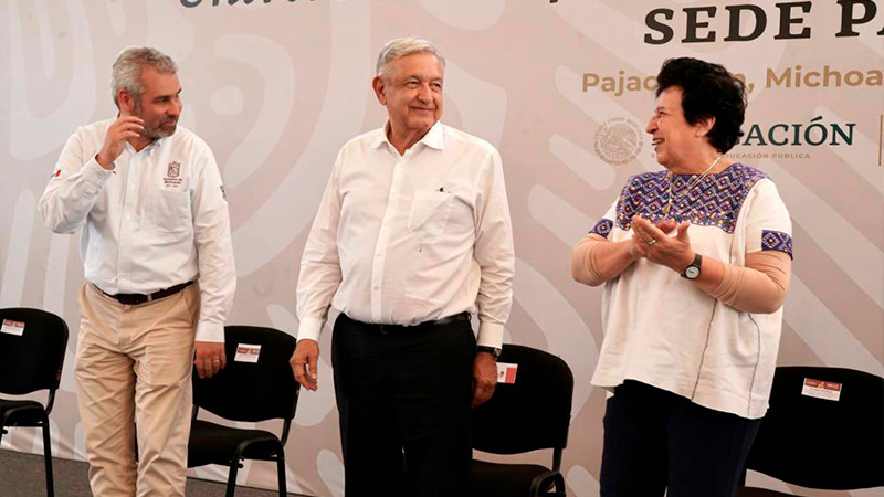 Desde Pajacuarán, López Obrador forja compromisos con Michoacán
