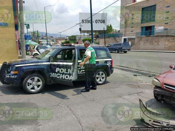 Accidente vehicular en Morelia deja un detenido y un lesionado - Foto 2 