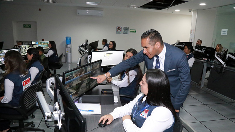 Verifican operatividad de los  subcentros de C5i en Coalcomán, Apatzingán y Lázaro Cárdenas, Michoacán 