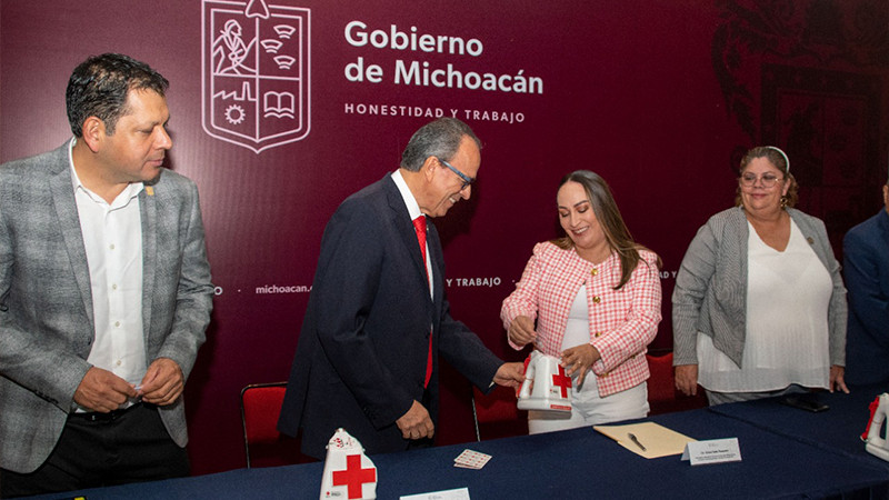 DIF Michoacán invita a participar en la colecta de la Cruz Roja 2022