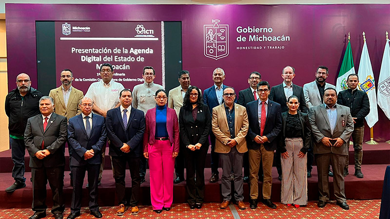 Presenta Instituto de Ciencia, Tecnología e Innovación, agenda digital del Estado de Michoacán 