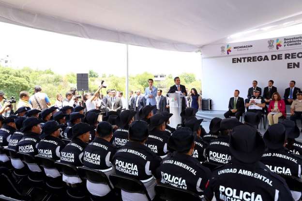 Michoacán, primer entidad del país en contar con Grupo Especializado en Protección al Medio Ambiente 