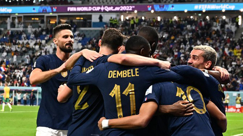 En su debut Francia vence a Australia 4-1 en el Mundial 2022 