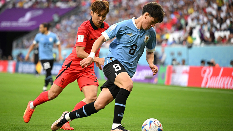 Corea del Sur y Uruguay no logran hacerse daño y terminan en empate 