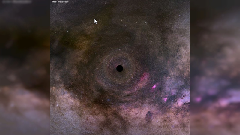 Encuentra el telescopio Hubble un agujero negro en movimiento en la Vía Láctea  
