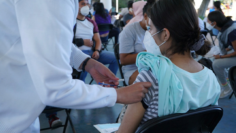  Michoacán, por alcanzar los 8 millones de aplicación de vacuna anti COVID-19