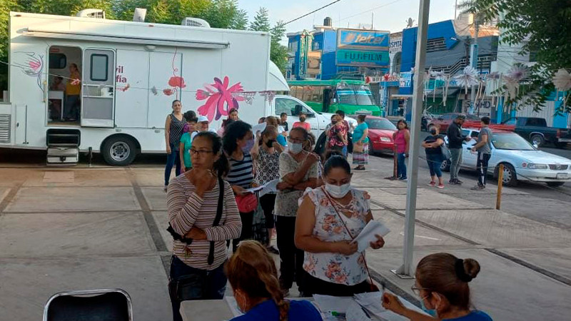 En 4 días se han realizado 272 mastografías a mujeres mayores de 40 años de la Jurisdicción de Apatzingán