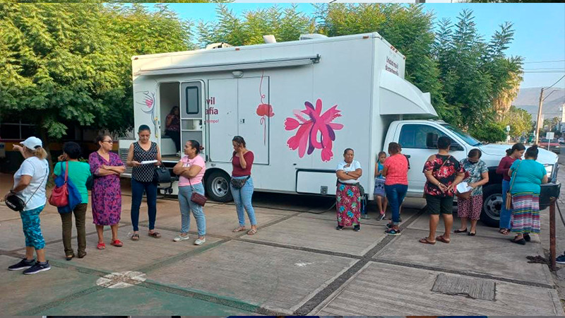 En 4 días se han realizado 272 mastografías a mujeres mayores de 40 años de la Jurisdicción de Apatzingán