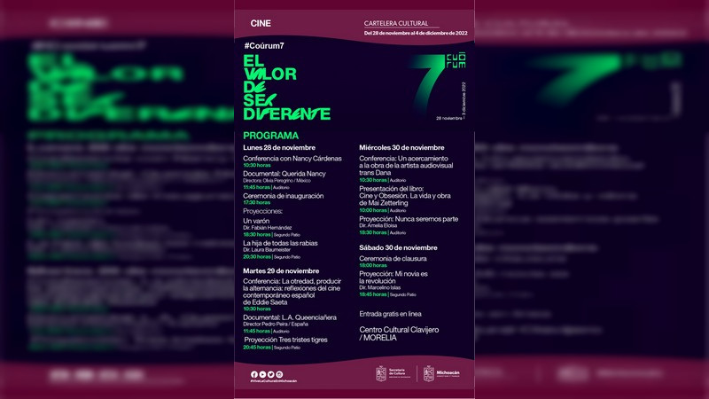 El Centro Cultural Clavijero recibe la séptima edición de Cuórum 