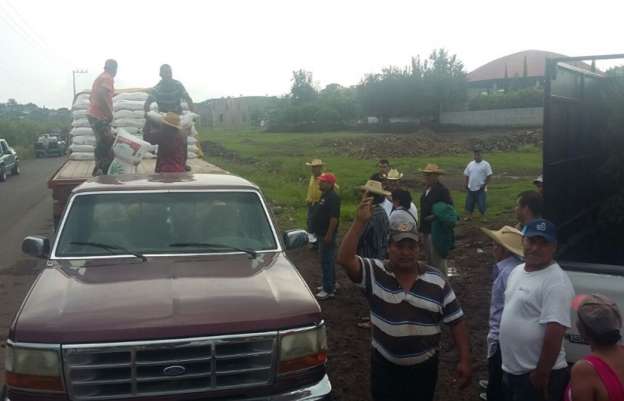 Entregan fertilizante grupos  organizados de Susupuato y Madero - Foto 1 