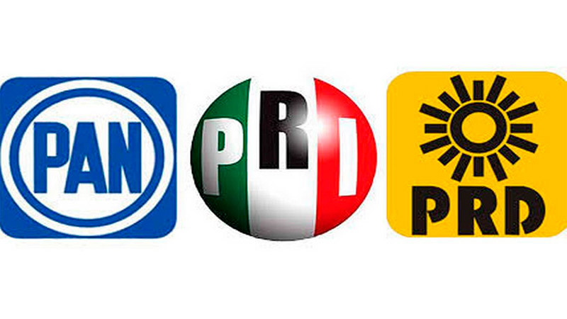 Líderes de partidos PRI, PAN, PRD, analizan quién será el candidato de su coalición para la gubernatura en Coahuila.  