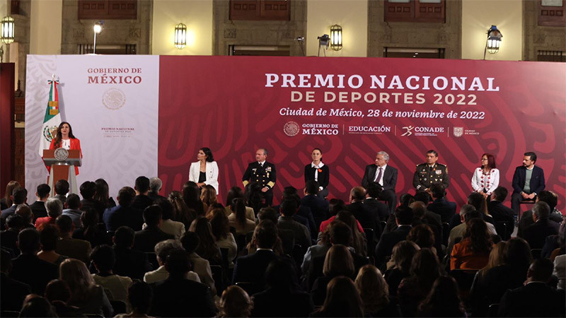 Entregan Premio Nacional del Deporte a los mejores atletas mexicanos 