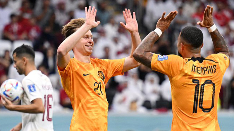 Países Bajos entra a octavos de finales en el mundial como líder del grupo A 