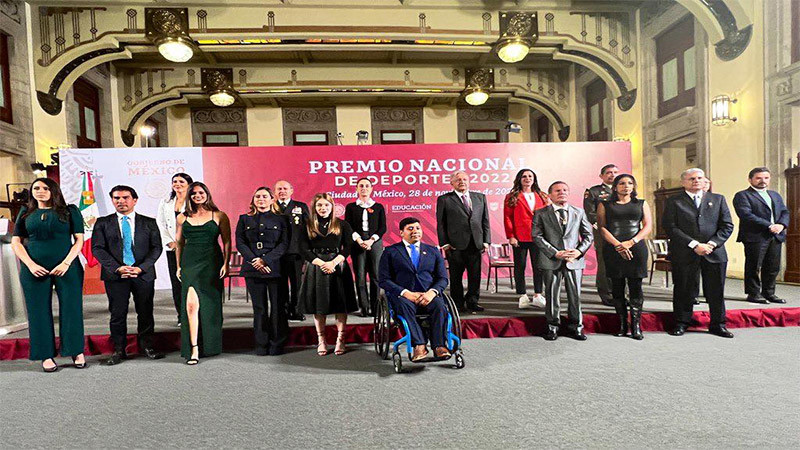 Otorgan Premio Nacional del Deporte a Jesús Hernández en la modalidad Deporte Paralímpico 
