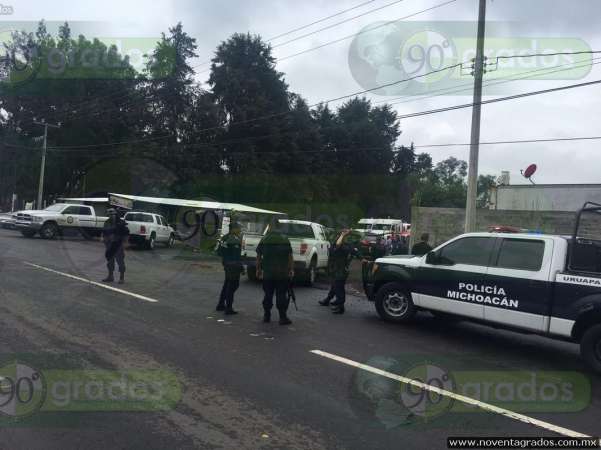 Se registra balacera en Uruapan, Michoacán; hay un herido - Foto 0 