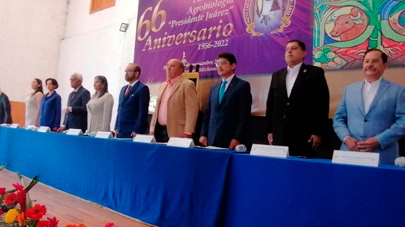 Celebran el Aniversario LXVI de la Facultad de Agribiología Presidente Juárez