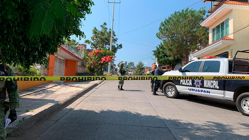 Acribillan a tiros a dos hombres, en Uruapan 