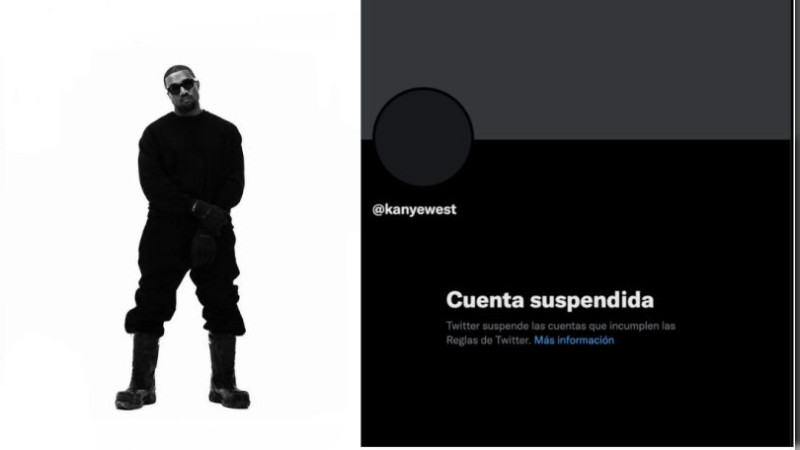 Vuelven a suspender a Kanye West de Twitter; luego de afirmar que le gusta un famoso dictador alemán   