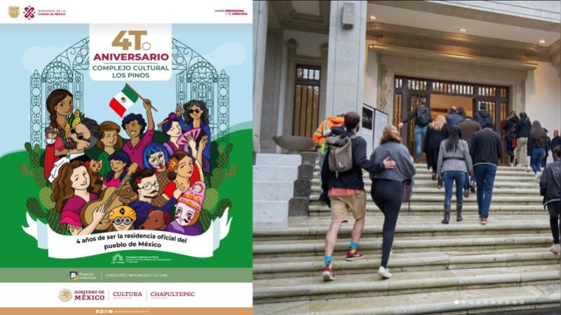 Complejo Cultural Los Pinos cumple 4 años de haber sido abierto al público 