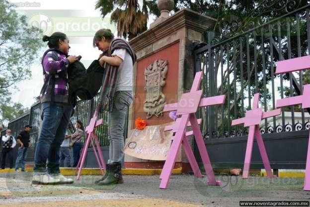 Morelia: Manifestantes exigen declarar Alerta de Género en todo Michoacán - Foto 3 