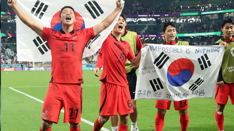 Corea del Sur logra darle la vuelta a Portugal, calificando a Octavos de Final  