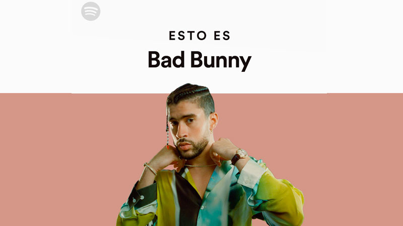Bad Bunny, el artista más escuchado en Spotify México por tercer año consecutivo 