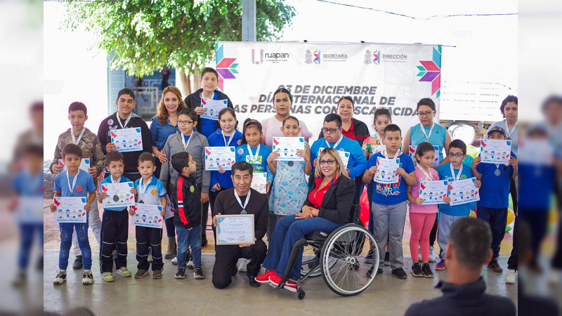 Gobierno de Uruapan conmemora el Día Internacional de las Personas con Discapacidad 