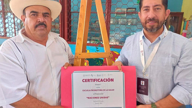 Certificados 126 planteles como “Promotores de la Salud”