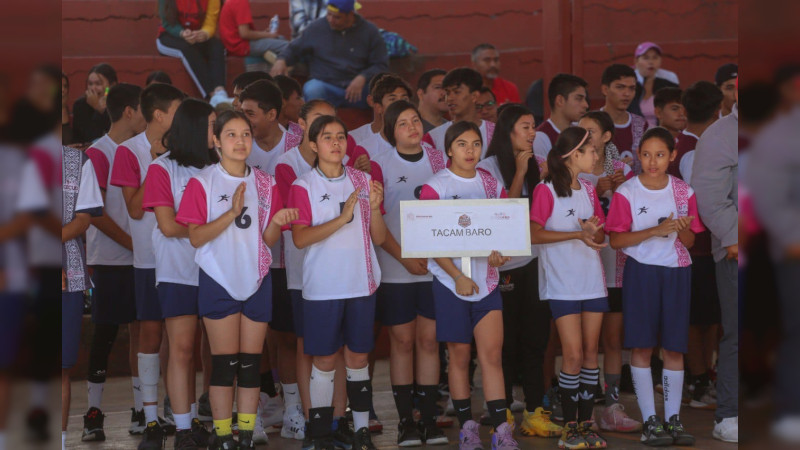 Tacámbaro y Múgica, campeones regionales de básquetbol del Torneo de la Esperanza 