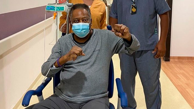 Pelé tuvo Covid-19 antes de ser hospitalizado, reveló su hija 