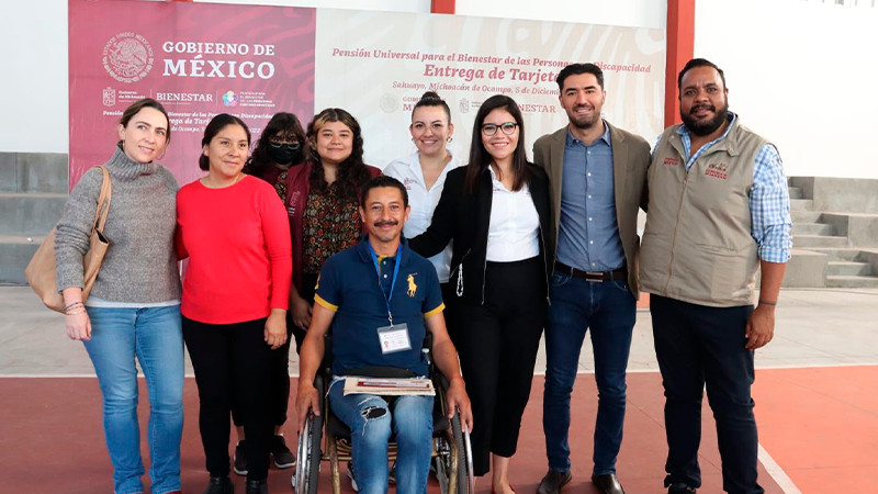 Sahuayo y Jiquilpan reciben Pensión para el Bienestar de Personas con Discapacidad de 30 a 64 años